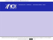 Tablet Screenshot of inoxnaparra.com